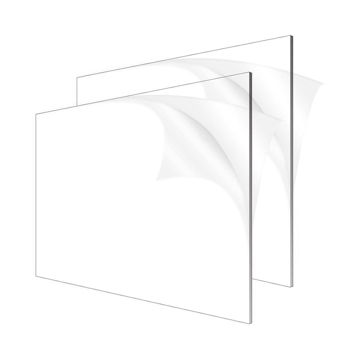 10 Pack 1/4" Thick Plexiglass Sheets - 11.81x19.69in PET Clear Sheets for Art Design,Craft Projects, Signs, DIY in Home, Wedding, Festival,Party,Office