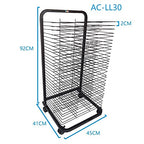 Art Drying Rack Painting Craft Artwork Canvas Storage, Foldable Easel with Pulleys to Save Space, Keep Your Paintings in The Best Condition 25/30/35Tier Drawing Board Sta-30Tier