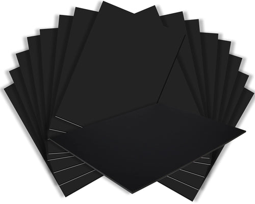 3/16" Black Foam Core Boards 24x48-50 Pack. Many Sizes Available. Acid Free Craft Poster Board for Signs, Buffered Presentations, School, Office and Art Projects
