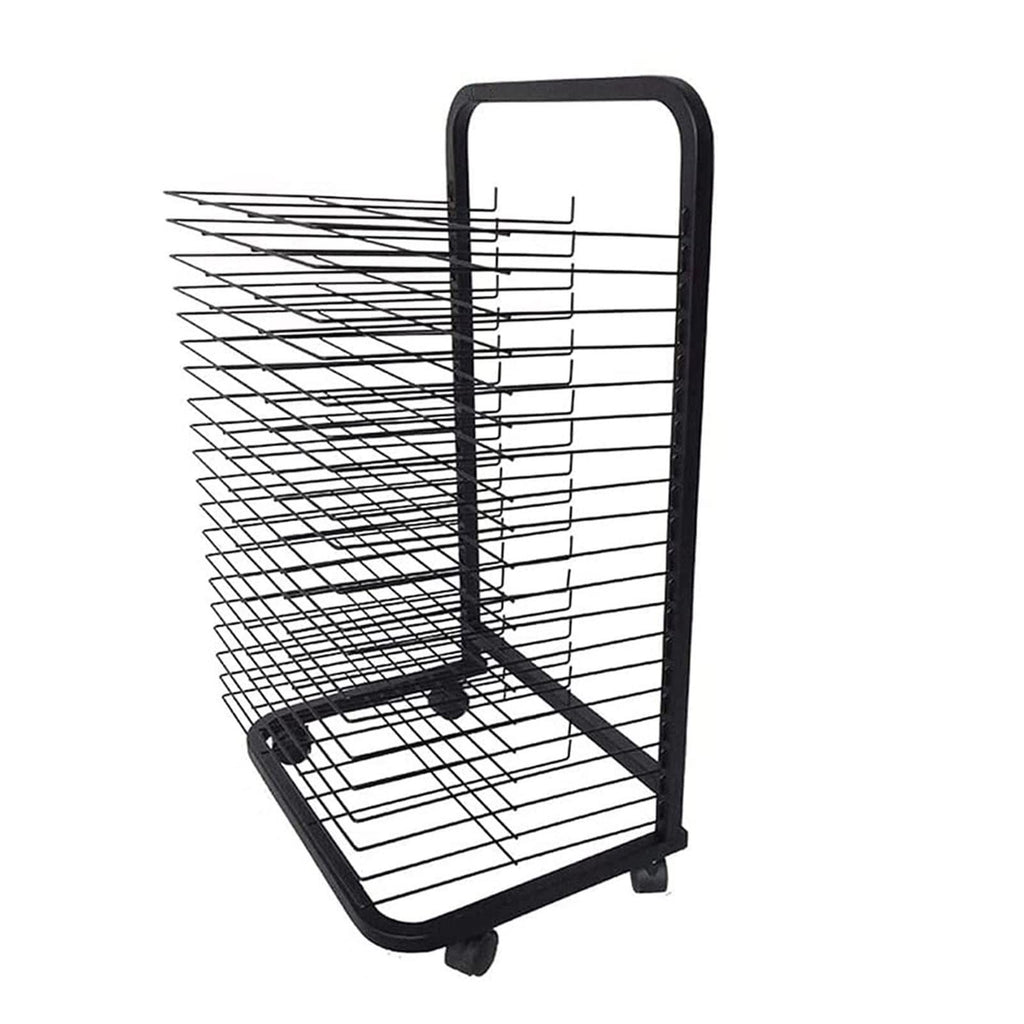 Art Drying Rack Painting Craft Artwork Canvas Storage, Drying Racks,Mobile Art Drying Rack/Sturdy Metal Art Rack - Flexible Shelves,Ing Drying Rack for Kids, Ideal for Classrooms, Art Studios and Home