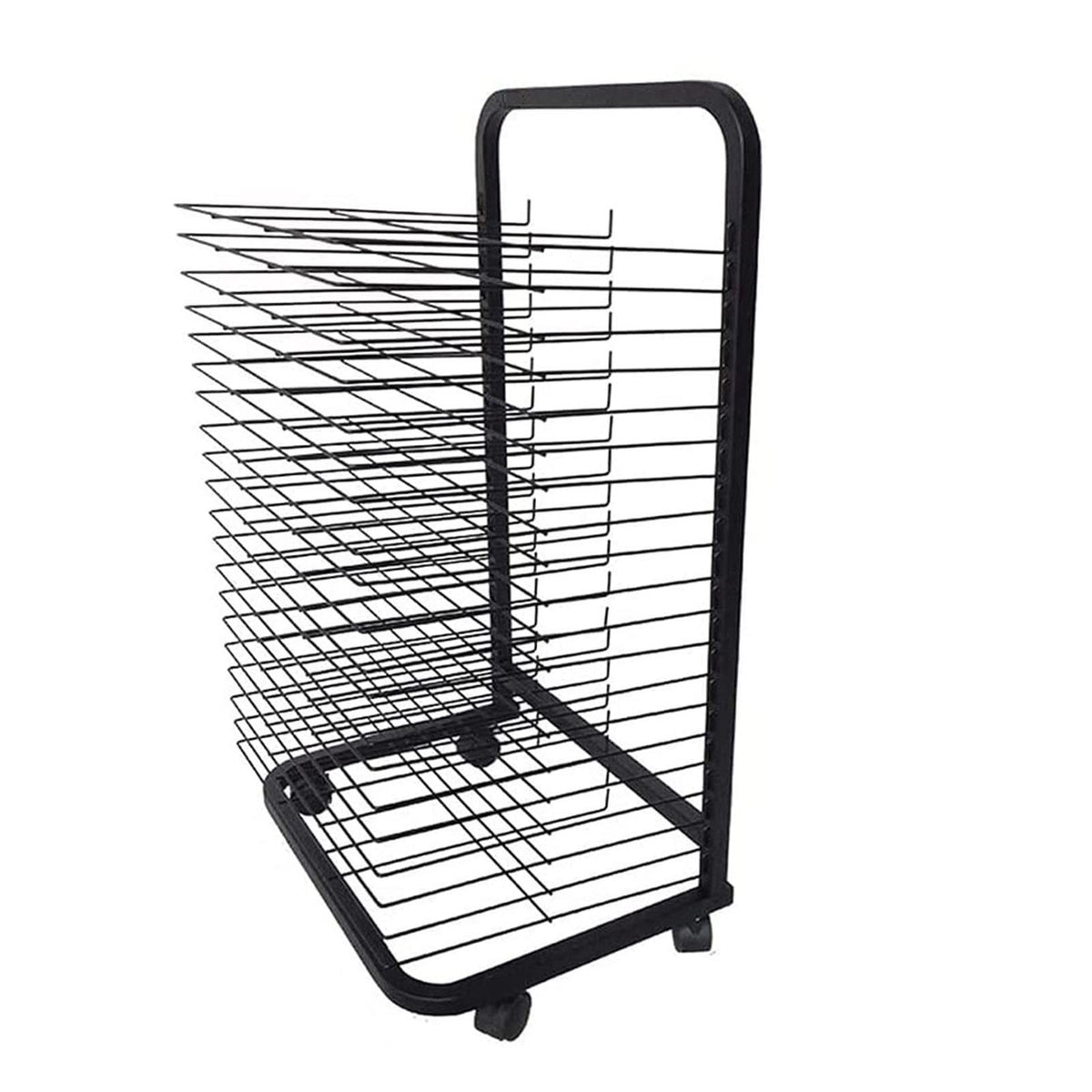 Art Drying Rack Painting Craft Artwork Canvas Storage, Drying Racks,Mobile Art Drying Rack/Sturdy Metal Art Rack - Flexible Shelves,Ing Drying Rack for Kids, Ideal for Classrooms, Art Studios and Home
