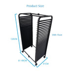 Art Drying Rack,Classroom Drying Rack,Metal Floor-Standing Craft Storage Rack,Space Saving Rack Suitable for Art Classrooms, Homes and Offices(20/30 Tiers) (Size : Style 2)