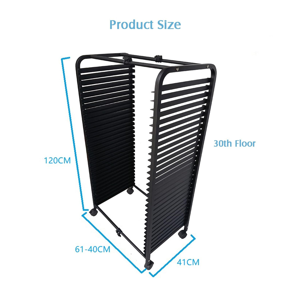 Art Drying Rack,Classroom Drying Rack,Metal Floor-Standing Craft Storage Rack,Space Saving Rack Suitable for Art Classrooms, Homes and Offices(20/30 Tiers) (Size : Style 2)