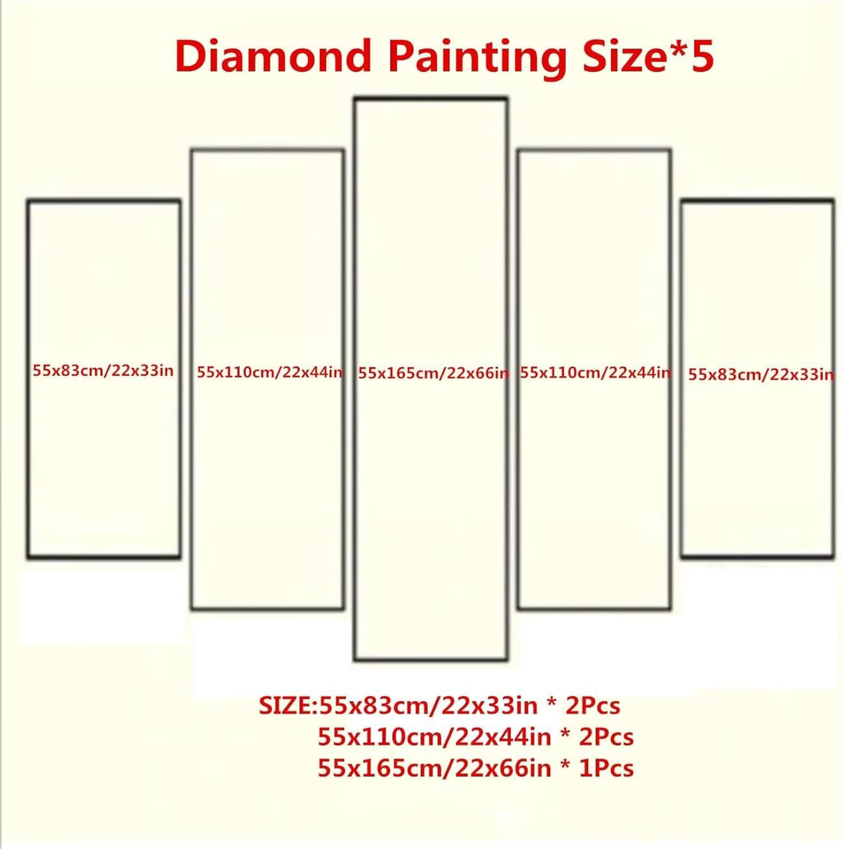 5 Pack Diamond Painting Kits Plant Rose Large Diamond Painting Kits for Adults, Crystal Rhinestone Gems Arts and Crafts, DIY Full Drill Embroidery Paintings, Home Wall Decor 300x180cm/120x78in q-10912