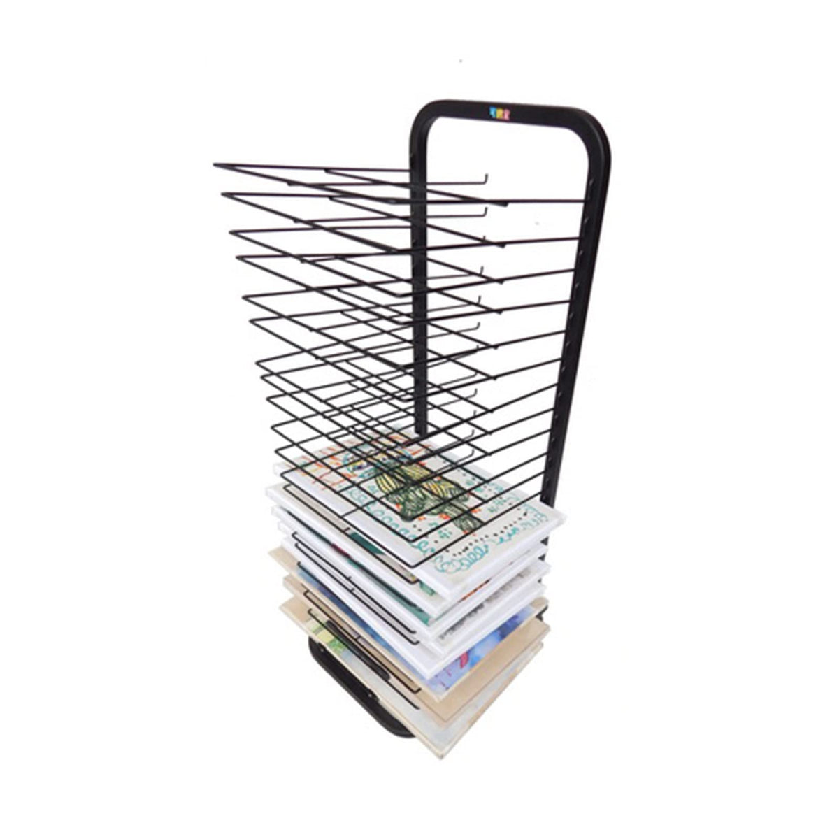 Art Drying Rack Painting Craft Artwork Canvas Storage, Foldable Easel with Pulleys to Save Space, Keep Your Paintings in The Best Condition 25/30/35Tier Drawing Board Sta-30Tier