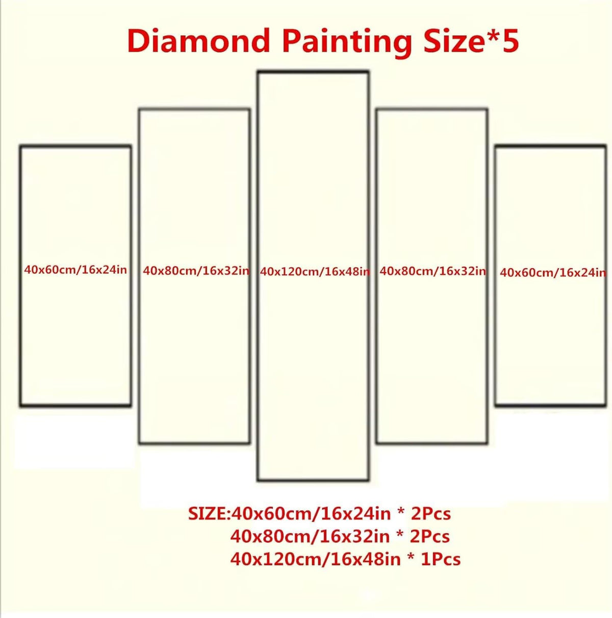 5 Pack Diamond Painting Kits Plant Rose Large Diamond Painting Kits for Adults, Crystal Rhinestone Gems Arts and Crafts, DIY Full Drill Embroidery Paintings, Home Wall Decor 300x180cm/120x78in q-10912