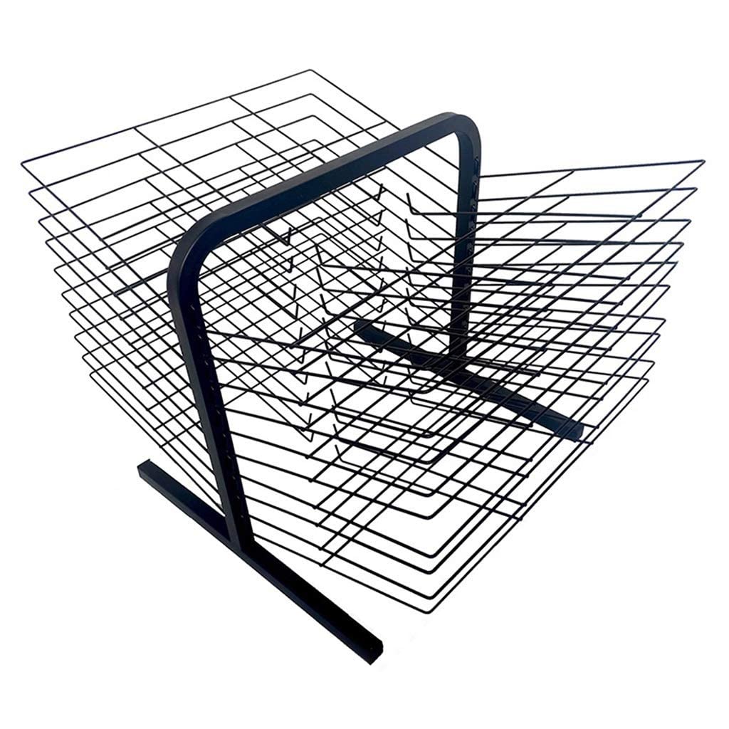 20-Tier Art Drying Rack - Space-Saving Studio Shelves Ideal for Artists and Crafts Efficient 20-Floor Design for Maximum Drying Capacity