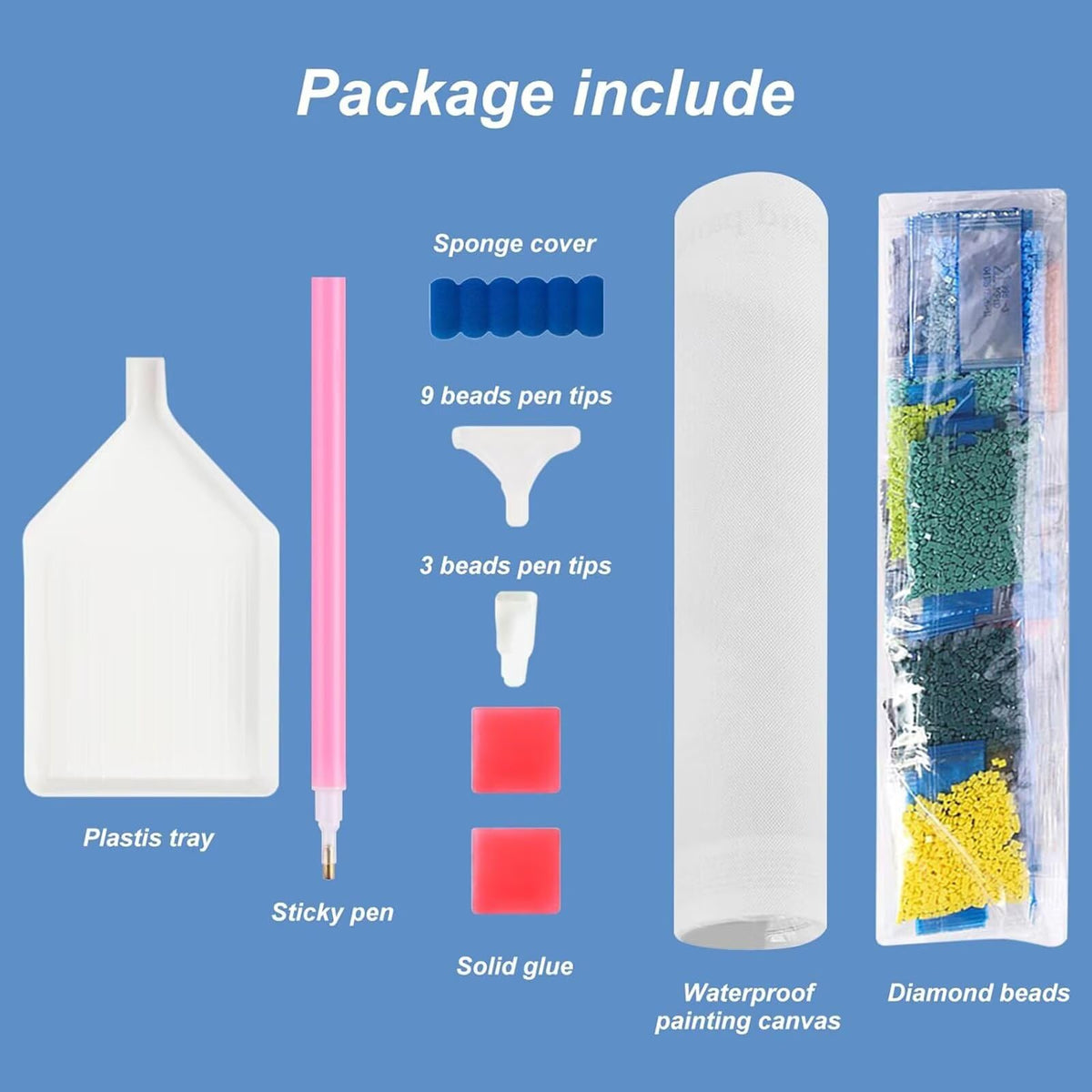 Animal Diamond Painting Kit, Fox Diamond Art Kits for Adults Beginner 5D DIY Full Drill Round Rhinestone Gem Art Crafts for Adults with Complete Tools for Home Decor, Gifts 50X120Inch -yym260350