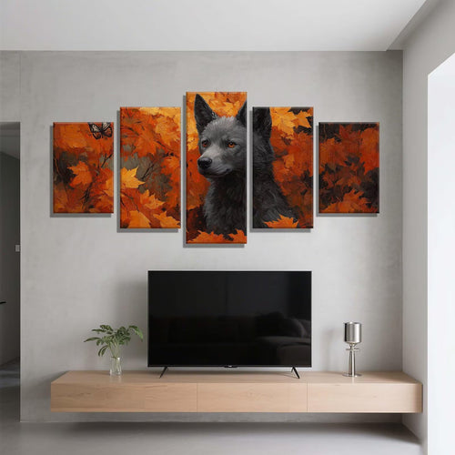 5 Pack Diamond Painting Kits Animal Dog Large Diamond Painting Kits for Adults, Crystal Rhinestone Gems Arts and Crafts, DIY Full Drill Embroidery Paintings, Home Wall Decor 300x180cm/120x78in q-10549