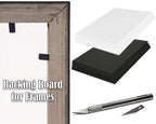 3/8" White Foam Core Boards 9x12-250 Pack. Many Sizes Available. Acid Free Craft Poster Board for Signs, Buffered Presentations, School, Office and Art Projects