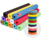 12 Rolls of Colored Kraft Paper and 12 Rolls of Colored Masking Tape