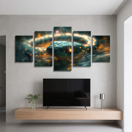 5 Pack Diamond Painting Kits Animal Snake Large Diamond Painting Kits for Adults, Crystal Gems Arts and Crafts, DIY Full Drill Embroidery Paintings for Home Wall Decor 300x180cm/120x78in q-10450