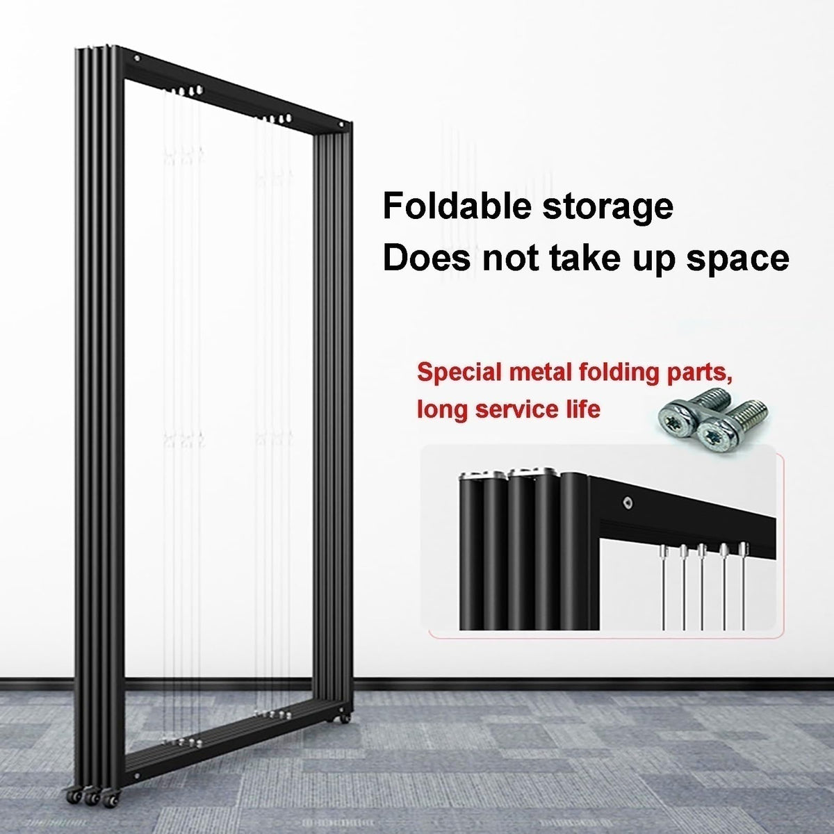 Aluminum Mobile Art Exhibition Stand 100X220Cm Versatile Display Easel for Art Galleries Craft Shows Weddings & Events 1 Piece,1Pcs-100X200Cm/39.4X78.7In