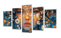 5 Pack Diamond Painting Kits Girl Dandelion Large Diamond Painting Kits for Adults, Crystal Gems Arts and Crafts, DIY Full Drill Embroidery Paintings for Home Wall Decor 300x180cm/120x78in q-10802