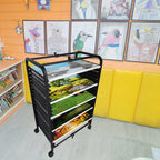 Art Drying Rack,Classroom Drying Rack,Metal Floor-Standing Craft Storage Rack,Space Saving Rack Suitable for Art Classrooms, Homes and Offices(20/30 Tiers) (Size : Style 2)